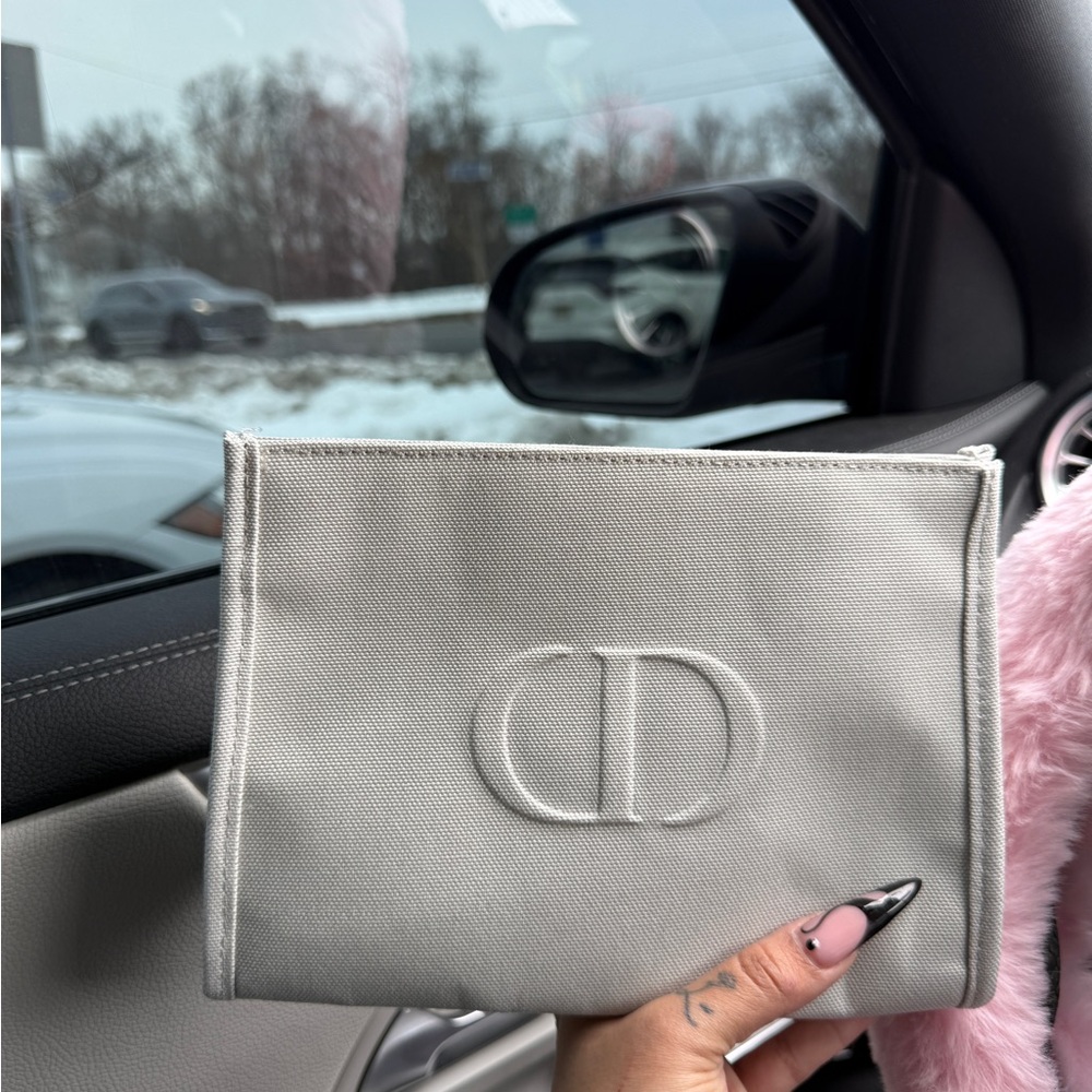 Gray Clutch Bag